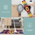 thumbnail image 6 of Colorful Tie Dye Luminous Mandala Pattern Kitchen Rugs Sets Of 3,Kitchen Runner Rugs Non Skid Washable,Decorative Kitchen Floor Mats for Kitchen,Sink,Laundry,17"x30"+ 17"x47" + 17"x59", 6 of 6
