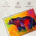 thumbnail image 6 of Elephant Stock Into The Wind Grizz Wall Art - Horizontal Canvas Wall Art - Living Room Wall Decor - Animal Canvas - Orange And Red Decor By Marion Rose - 30" x 20", 6 of 8
