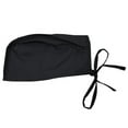 thumbnail image 2 of HNMKIU Unisex Scrub Hat Washable Reusable Polyester Baseball Cap for Black,One Size, 2 of 2