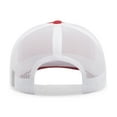 thumbnail image 5 of Pacific Headwear Trucker Snapback Cap 104C Red/White/Red Os, 5 of 8