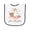 White and Navy, variant on Inktastic Just a Silly Goose Baby Terry Cloth Bib