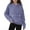 Purple, variant on dazeni Fleece Hoodies for Girls Size 4-16 Comfortable Long Sleeve Hooded Sweatshirts with Kanga Pocket Lightweight Cute School Preppy Clothes