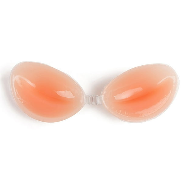 Sujetador adhesivo reutilizable Push Up Pasties cubiertas para pezones sujetador Invisible sin espalda sin tirantes para mujer