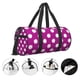 thumbnail image 3 of Easygdp Purlpe And White Polka Dot Bolsa de Viaje, Bolsa de Mano, Bolsa de Gimnasio, Bolsa de Equipaje para Viaje, 3 of 6