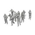 thumbnail image 3 of 10 piezas de modelos de soldados, maqueta de diorama, escala 1:64, resina sin pintar, juego de juguetes, figuras en miniatura para juegos y, 3 of 10