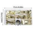 thumbnail image 5 of 220Pcs Durable Metal Frames Hook with Nails Robust Picture Hanging Hook Solution for Frames Mirrors and Wall Art, 5 of 8