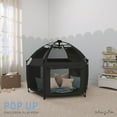thumbnail image 5 of Dream On Me Pop Up Children Playpen, Easy Set-Up- Indoor Play House and Outdoor Play Tent with Canopy Cover, Black, 5 of 8