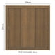 thumbnail image 3 of Ropero Closet Lyon Plus Madesa 3 Puertas Con Pies M/B, 3 of 5