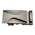 thumbnail image 2 of Men' Automatic Slide Buckles Replacement Ratchet Belt Buckles - 8,, 2 of 8