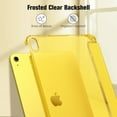 thumbnail image 5 of Fintie Case for iPad (A16) 11th Generation Case 2025, iPad 10th Generation Case 2022, Slim Shell Hard Translucent Frosted Back Stand Cover with Pencil Holder, Auto Sleep/Wake, Gold, 5 of 10