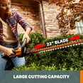 thumbnail image 4 of Worx WG931 20V Power Share Cordless Grass Trimmer, Hedge Trimmer, & Blower Combo (Batteries and Charger Included), 4 of 8