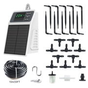 Solar-Powered Automatic Drip Irrigation Kit with 10m Tubing, 10 Drippers