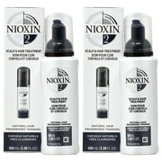 Nioxin System 2 Scalp Treatment 3.38oz (Pack of 2)