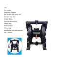 thumbnail image 2 of A-26 Mini Air Operated Paint Pump, Double Diaphragm Pressure-stabilized Diaphragm Pump Mini Pneumatic Diaphragm Paint Pumps ,Durable Construction, 2 of 7