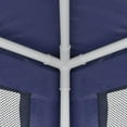 thumbnail image 6 of Carevas Party Tent with 6 Mesh Sidewalls Blue 9.8'x19.7' HDPE, 6 of 7