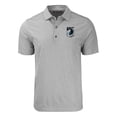 thumbnail image 2 of Men's-Cutter & Buck  Heather Gray Minnesota United FC Big & Tall Forge Eco Heather Stripe Stretch Recycled Polo, 2 of 3