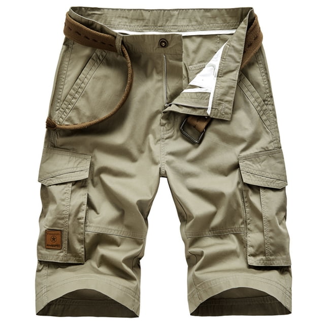 LSLJS Men's Cargo Shorts Multi-Pockets Relaxed Summer Beach Shorts Pants, Mens Shorts Summer Clothes
