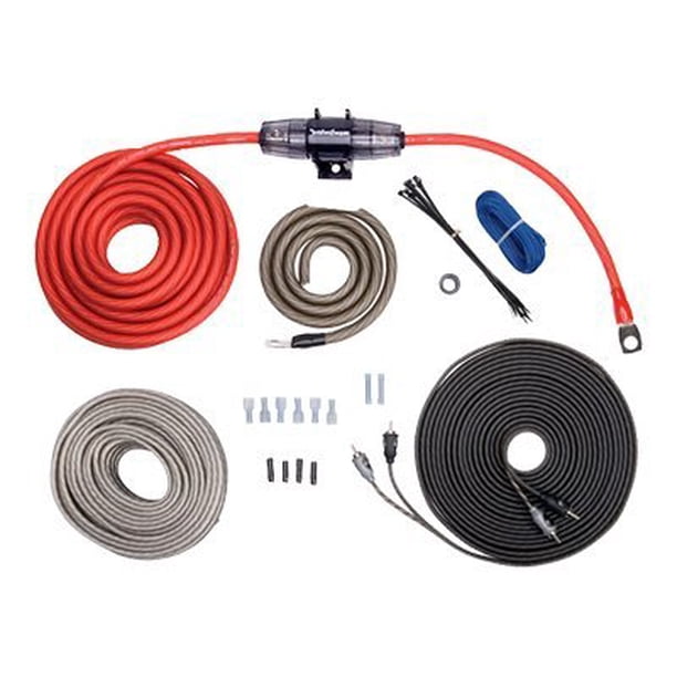 Rockford Fosgate RFK4X 4 AWG Complete Amplifier to Speaker Installation ...