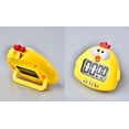 thumbnail image 5 of Temporizador de huevos de dibujos animados de pollo amarillo, reloj mecánico para cocinar huevos, temporizador de cuenta atrás para cocinar, gestión de suministros de herramientas de cocina, 5 of 5