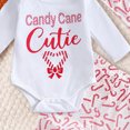 thumbnail image 4 of CAICJ98 Newborn Baby Girl Christmas Outfit My 1st Christmas Romper+Pants+Headband+Hat 4 Piece Infant Girl Winter Clothes Set,Size 3-6 Months, 4 of 4
