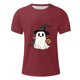 thumbnail image 4 of Blusas y camisas de manga corta y cuello redondo para hombre. Blusas/camisetas de manga corta con cuello redondo y estampado de Halloween para hombre. Blusa para hombre., 4 of 5