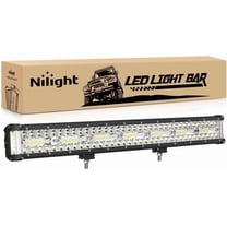 Nilight Side Shooter Light Bar 20 Inch Triple Row Spot Flood Combo Work Off-Road Lighting on Truck SUV ATV UTV