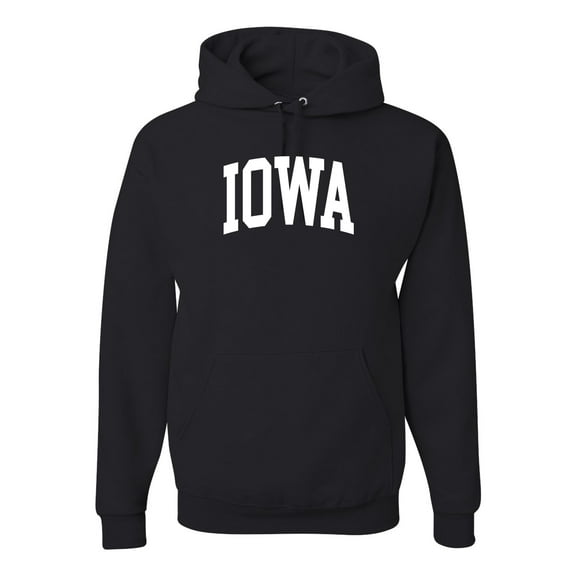 Wild Bobby State of Iowa College Style Unisex Hoodie Sweatshirt