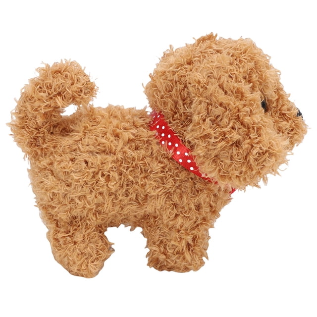 Juguete Para Cachorro Componentes Electrónicos Y Sonidos Realistas Perro Robot De Peluche Interactivo Diseño Realista Cachorro Con Felpa Corta Para Niños Mayores De 3 Años