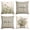 Gray, variant on Sm:)e Bless Home Fern Floral Pillow Covers Set of 4 18x18 Inch Outdoor Sofa Cushion Case