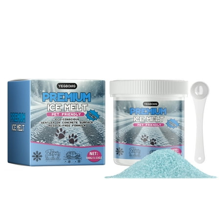 Pet-Friendly Ice Melt for Cats & Dogs - Non-Slip Winter Guard for Paws - 112g