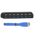 thumbnail image 1 of Bevel Usb 3.0 Hub Splitter Docking Station 7 En 1 Con Switch 5Gbps Para Windows Xp / Vista Methold EL008030-00, 1 of 6