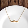 thumbnail image 2 of Endure Script Necklace, 2 of 3