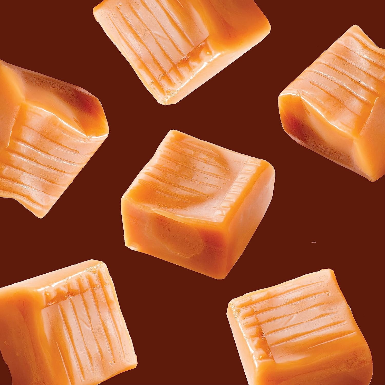 Kraft America's Classic Caramels Candy, Fresh and Chew Bite Size Caramel Cubes, Individually Wrapped Bulk 2 Pounds Bag