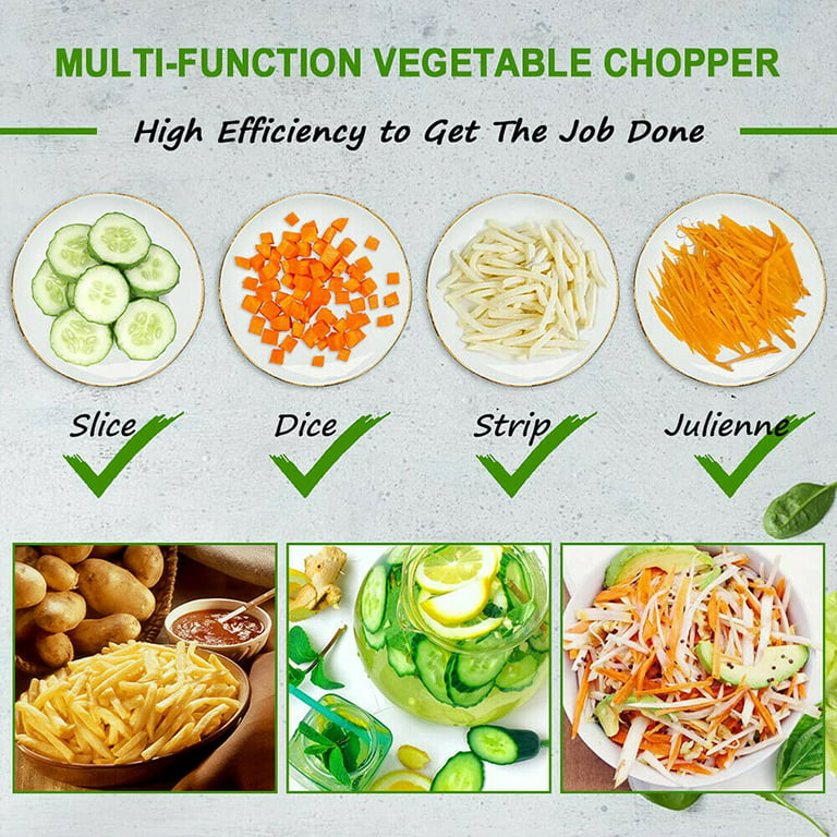 Paddsun Multifunctional Vegetable Chopper Safe Mandoline Slicer