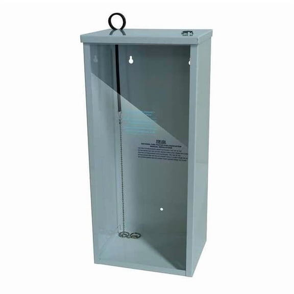 Fire Extinguisher Cabinet, Surface Mount, 30 3/8 in Height, 20 lb