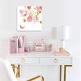 thumbnail image 5 of Bubble Pink Wall Art Pictures Wall Decor for Bedroom Watercolor Wall Decorations Bathroom Wall Decor Canvas Prints Pictures for Wall 14"x 14", 5 of 6