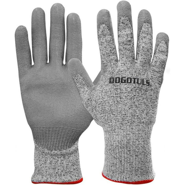 Dogotuls HW3050 guante anticorte con palma de poliuretano resistente para seguridad en trabajos manuales