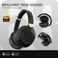 thumbnail image 5 of xjwjuw Foldable Wireless Bluetooth Headphones, Heavy Bass, Long Battery Life, Gaming Headset, Comfortable Headband, High Resolution Sound, Over Ear Earphones for Music, Work, Gym, 5 of 6