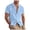 Light Blue, variant on Zshosam Work Shirts for Men Men's Short Sleeve Dress Shirts Stain Stretch Button Down Shirt Business Casual Wedding Office Tops Size XXXL,(Navy XXXL)