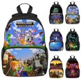 thumbnail image 2 of New My World Children's Backpack Large Capacity Leisure Backpack Advanced Sensitive Back Protection Polyester Backpack, 2 of 5
