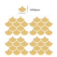 thumbnail image 5 of 40 Pegatinas De Pared Con Escala De Sirena, Decoración De Guardería, Pegatinas Geométricas, Pegatinas De Pared Modernas, Decoración De Pared Única Para Niños, Pegatinas De Pared Para Habitación De Niñ, 5 of 5