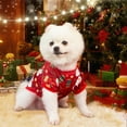 thumbnail image 5 of 6 Pieces Christmas Dog Clothes for Small Dogs, Soft and Breathable Pet Shirt, Winter Puppy Kitten Vest Printed Dogs Shirts, Christmas Snowman Santa Claus Reindeer Dog T-Shirts for Pet Cats, 5 of 6