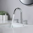 thumbnail image 3 of Kibi Circular Bathroom Sink 8" Widespread Faucet with Drain Assembly, 3 of 3