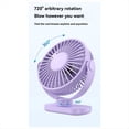 thumbnail image 4 of Ventilador de Escritorio Pequeño, Ultrasilencioso, Portátil, Plegable, con USB, Ideal para Escritorios de Oficina y Dormitorios. Ajuste de Velocidades (A), 4 of 5
