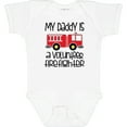 thumbnail image 3 of Inktastic Volunteer Firefighter Daddy Boys or Girls Baby Bodysuit, 3 of 5