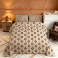 thumbnail image 2 of Manfei Aztec Geometric Queen Comforter Set, Bohemian Southwestern Comforter Sets Queen, Beige, Black Reversible 3 Pieces, 1 Comforter and 2 Pillowcases, 2 of 6