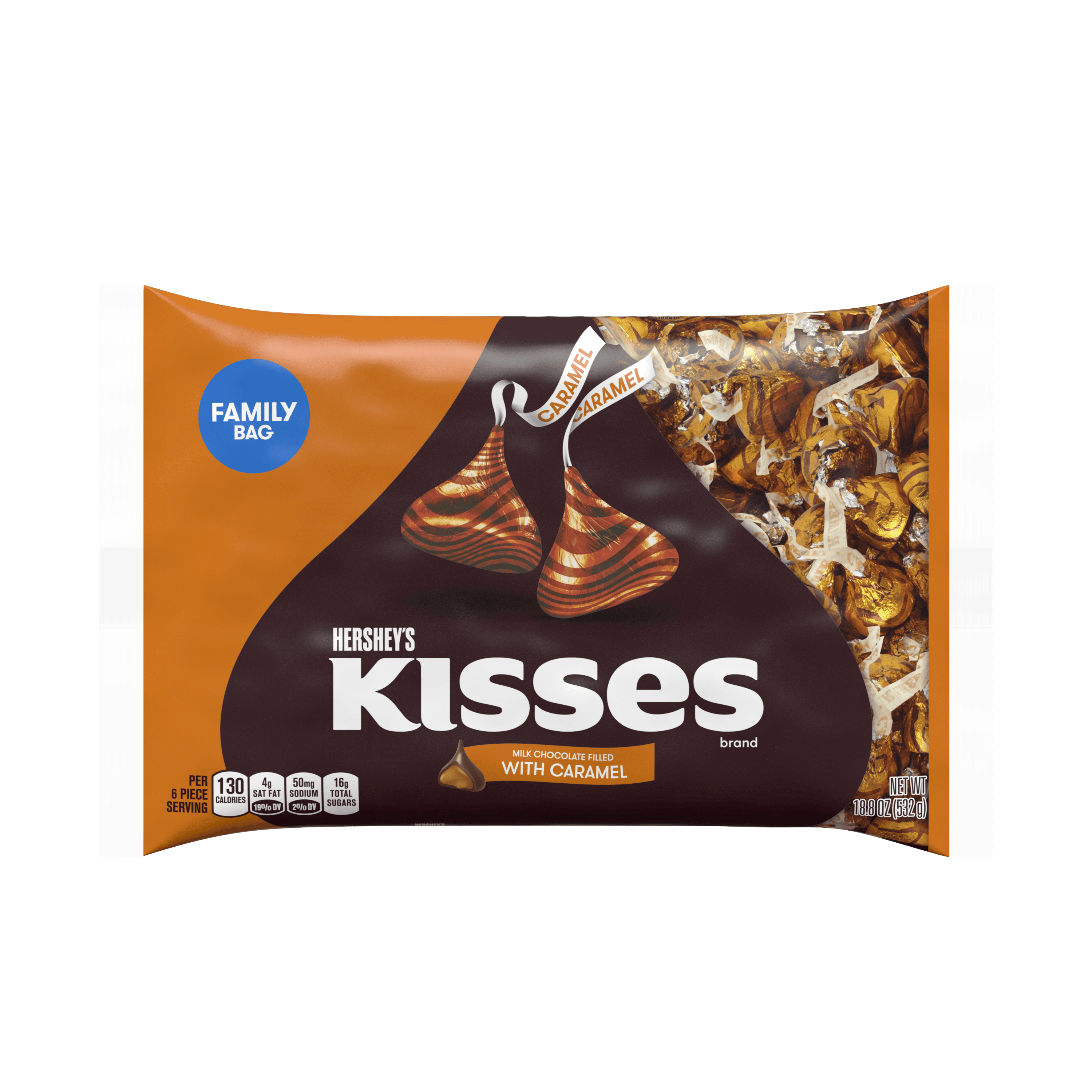 Hershey's Kisses Milk Chocolate Filled with Caramel, 18.8 Oz. Walmart