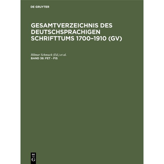 Fet - Fis, (Hardcover)