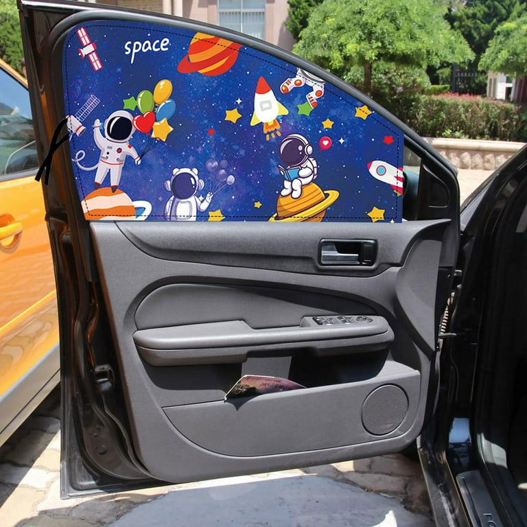 Car Magnetic Sunshades Cartoon Car Side Window Sun Shade