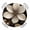 Black WhiteSmoke Gold, variant on Purple Green Leaf Round Tablecloth for 36-44 Inch Tables,Fitted Table Cover with Elastic Edge,Spring Watercolor Botanical Flower Waterproof Outdoor Table Cloth Protector for Patio Garden Dinner